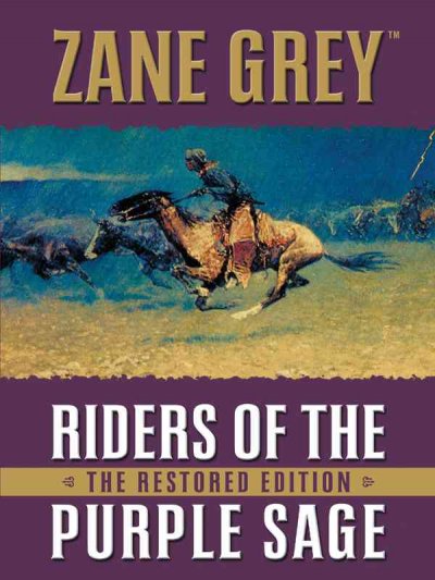 Riders of the purple sage / Hardcover Book