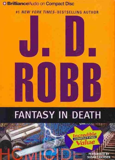 Fantasy in death. [[Audio cd eng] /] J.D. Robb.