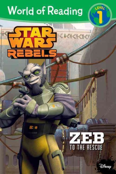 Star wars rebels Zeb to the rescue Hardcover Book{HCB}