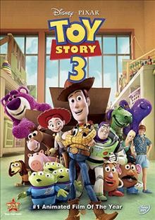 Toy story 3 / Walt Disney Pictures presents a Pixar Animation Studios film ; directed by Lee Unkrich ; produced by Darla K. Anderson ; story by John Lasseter, Andrew Stanton and Lee Unkrich ; screenplay by Michael Arndt ; created at Pixar Animation Studios.