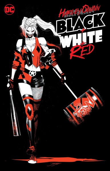 Harley Quinn. Black + white + red / written by Stjepan Sejic, Mirka Andolfo, Saladin Ahmed [and others] ; art by Stjepan Sejic, Mirka Andolfo, Javier Rodriguez [and others] ; additional colors by Enrica Eren Angiolini, Brian Reber ; letters by Gabriela Downie, John J. Hill, Clayton Cowles [and others] ; collection cover art by Jorge Jimenez.